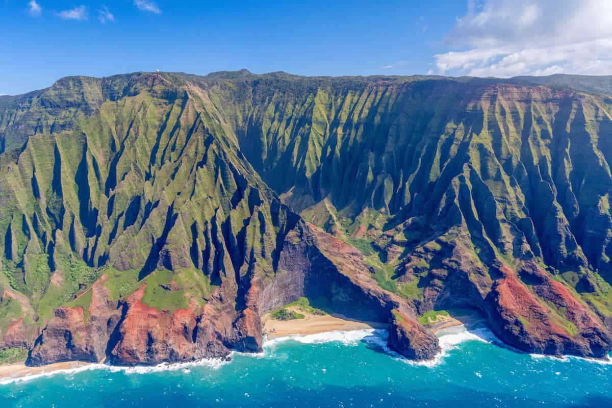 Napali Coast in Kauai, Hawaii